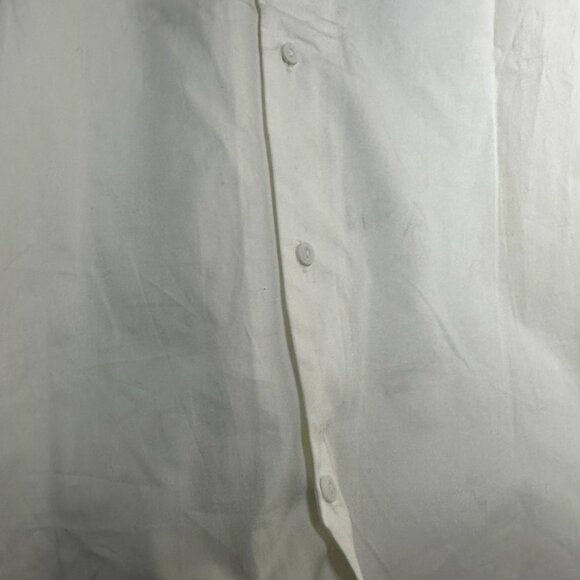 Avirex Short Sleeve Shirt Men L White Button Up Military Tailored Indie w Tags - Picture 9 of 11